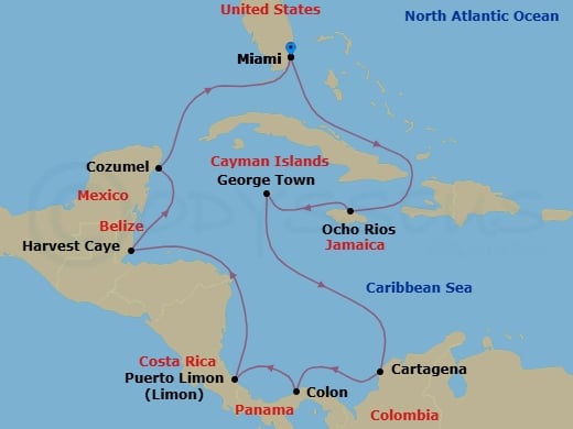 Cruise Map