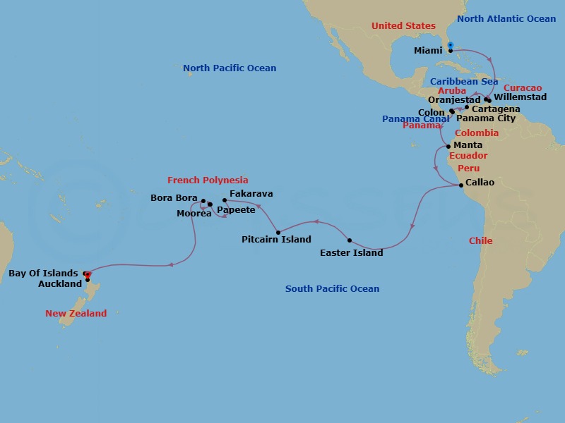 Cruise Map