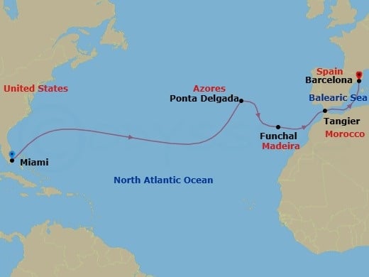 Cruise Map
