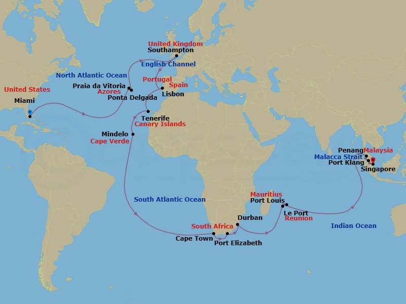 Cruise Map