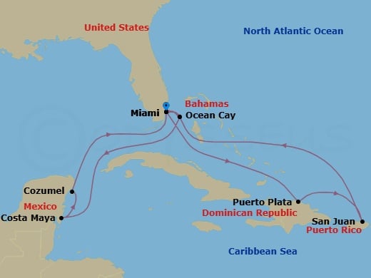 Cruise Map