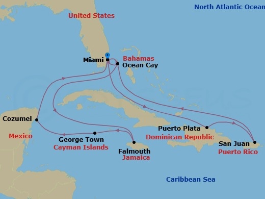 Cruise Map