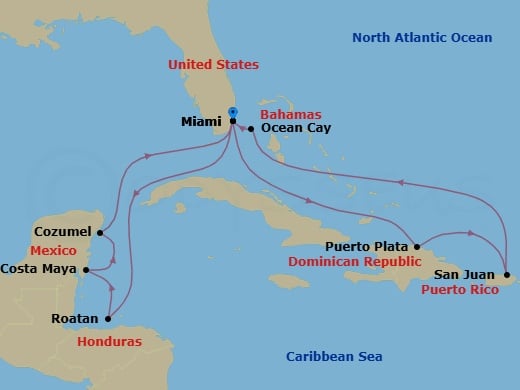Cruise Map