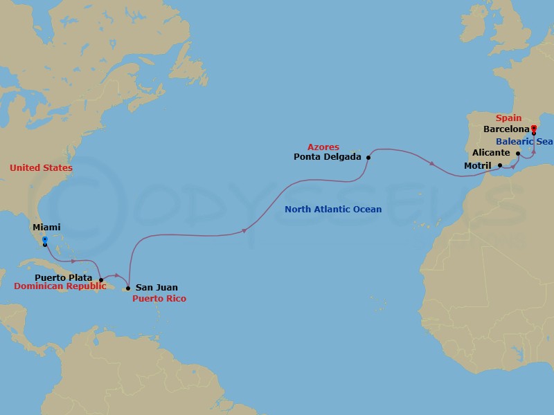 Cruise Map