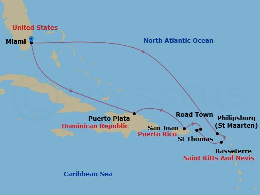 Cruise Map