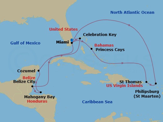 Cruise Map