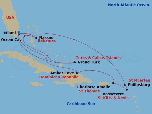 Cruise Map