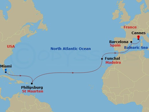Cruise Map