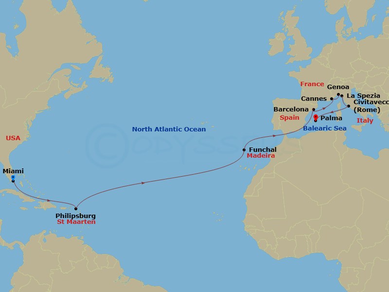 Cruise Map