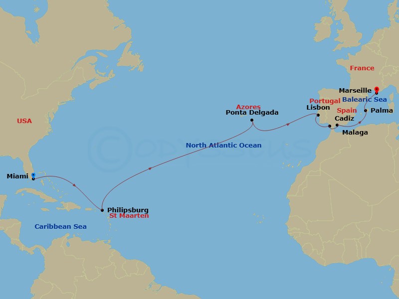 Cruise Map