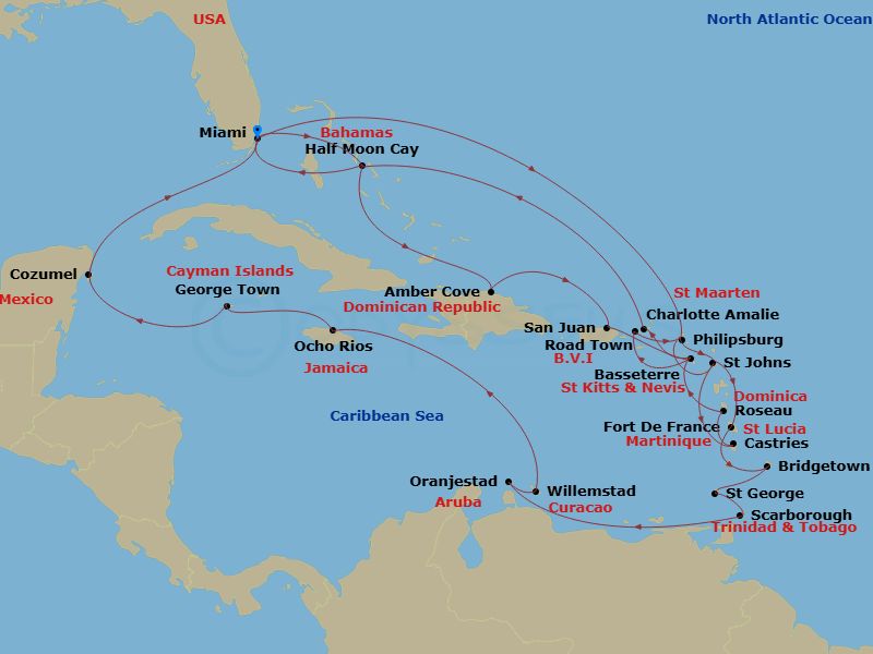 Cruise Map