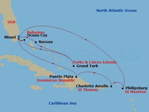 Cruise Map