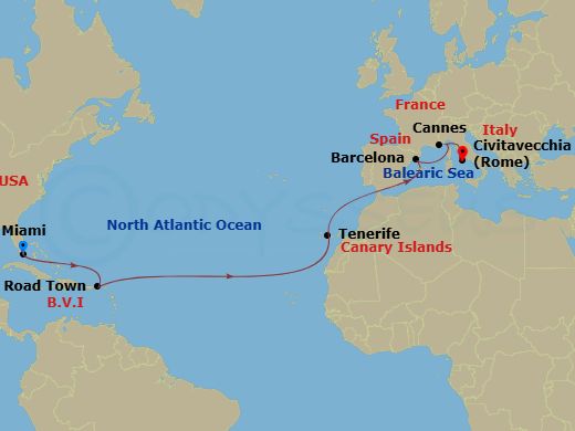 Cruise Map