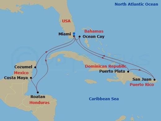 Cruise Map