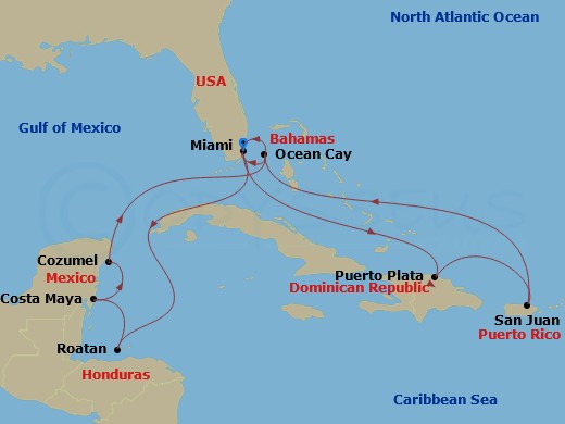 Cruise Map