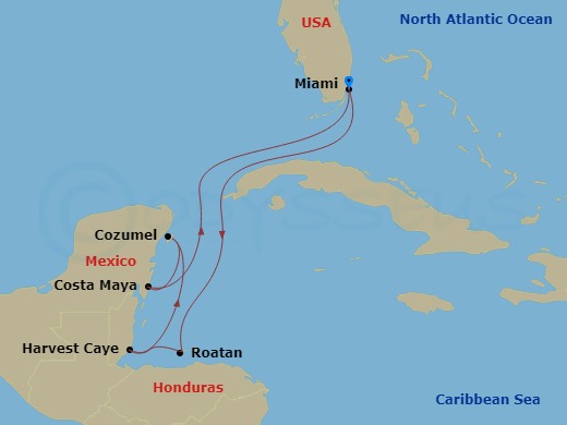Cruise Map