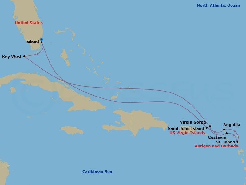 Cruise Map