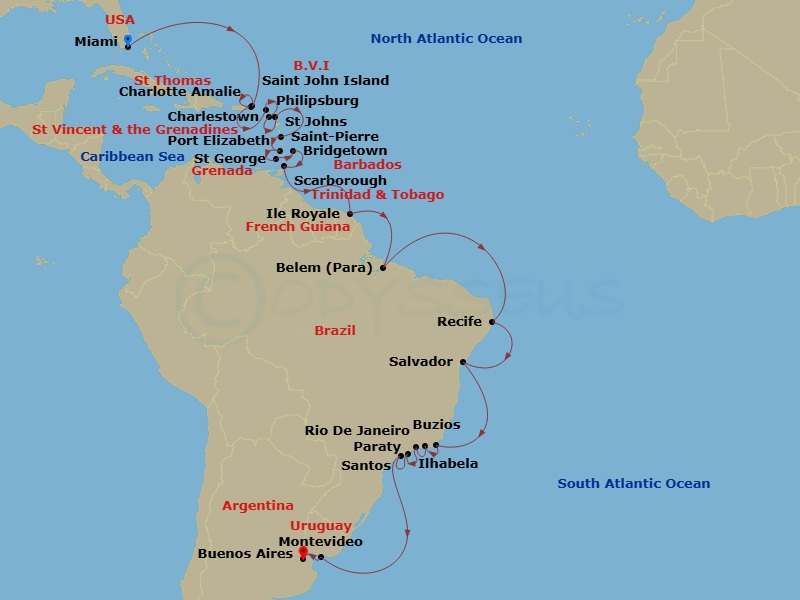 Cruise Map