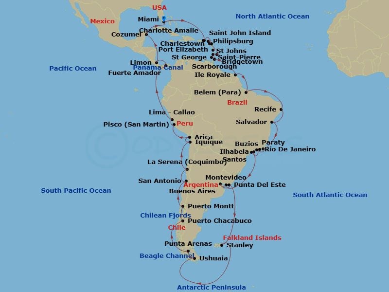 Cruise Map