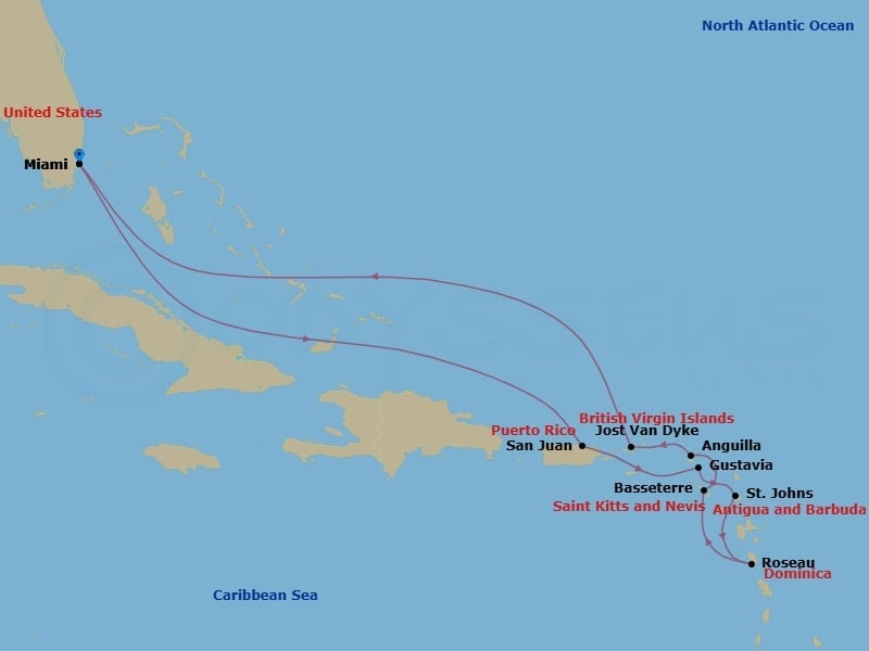 Cruise Map