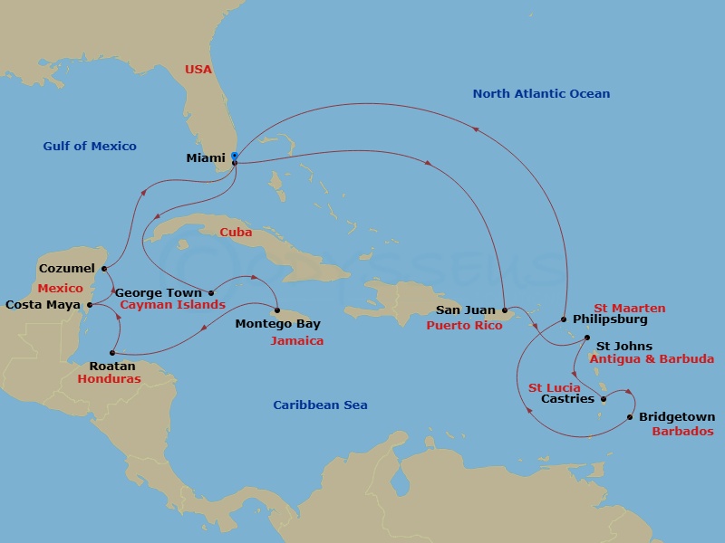 Cruise Map