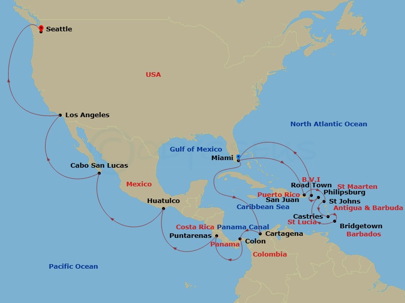 Cruise Map