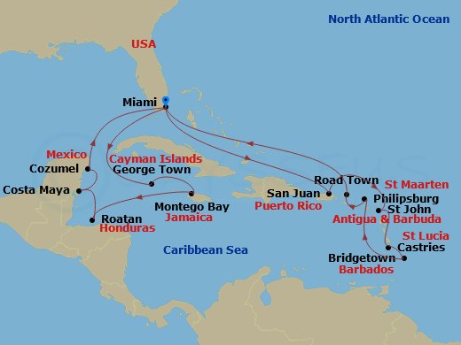 Cruise Map