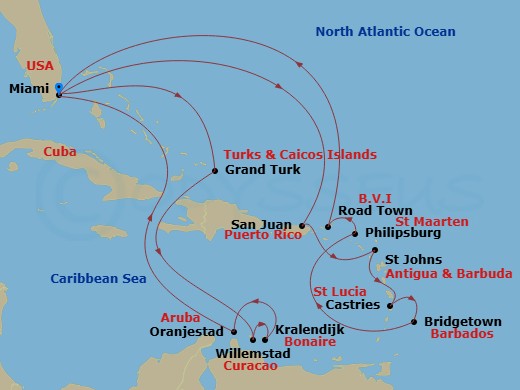 Cruise Map