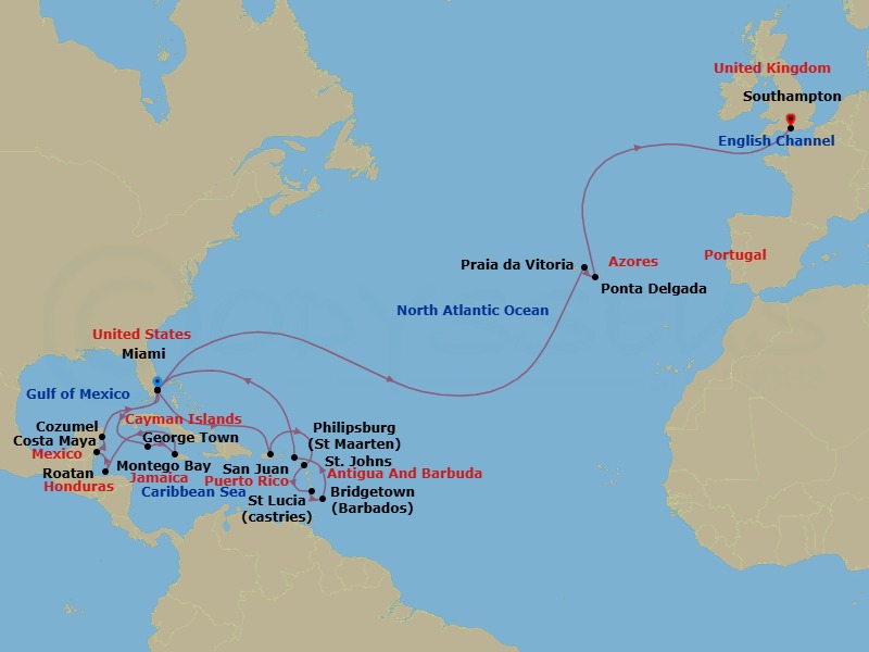 Cruise Map