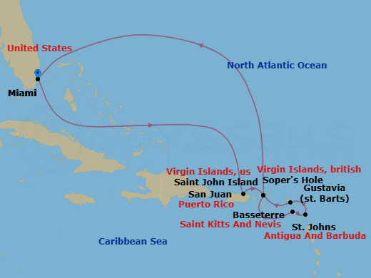 Cruise Map
