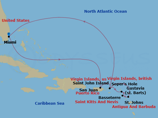 Cruise Map