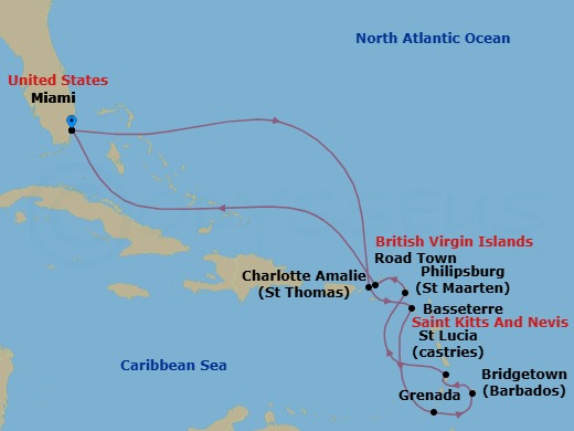 Cruise Map
