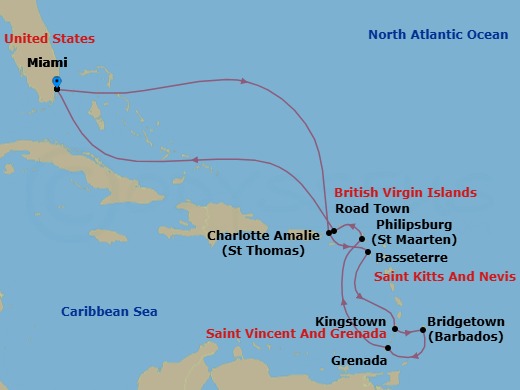Cruise Map