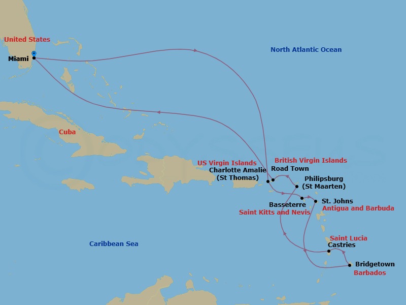 Cruise Map