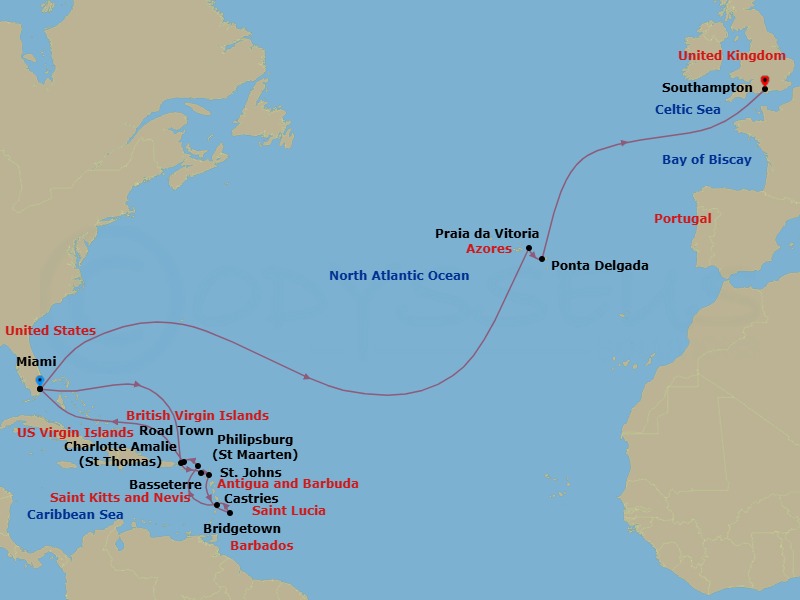 Cruise Map