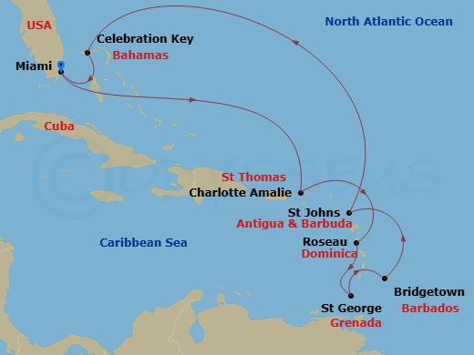 Cruise Map