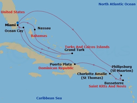 Cruise Map