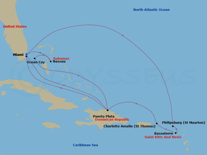 Cruise Map