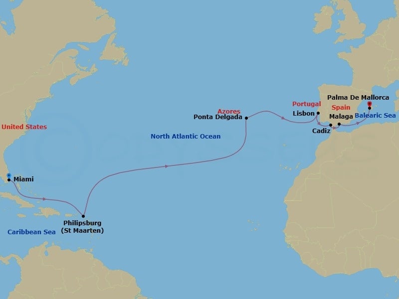Cruise Map