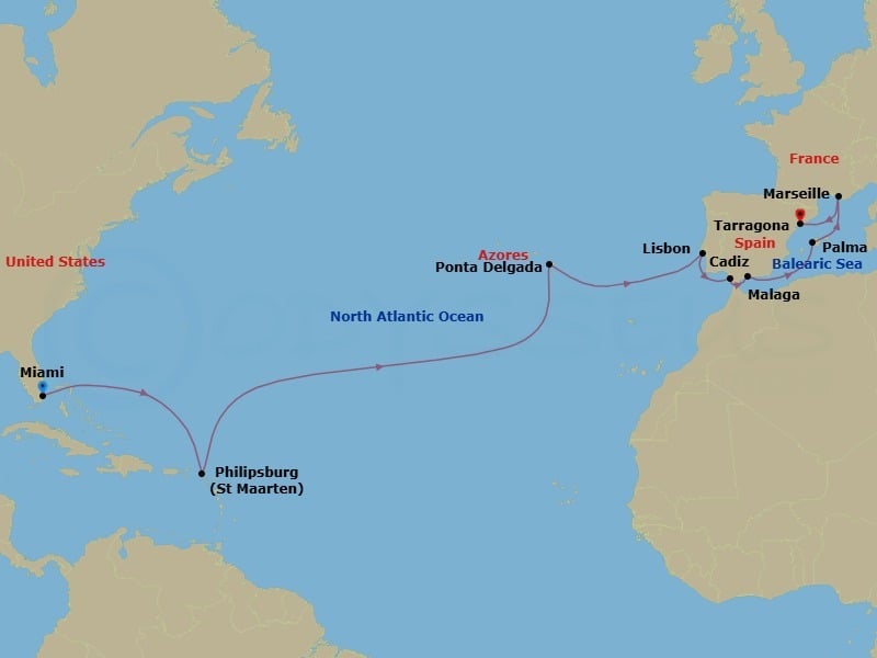 Cruise Map