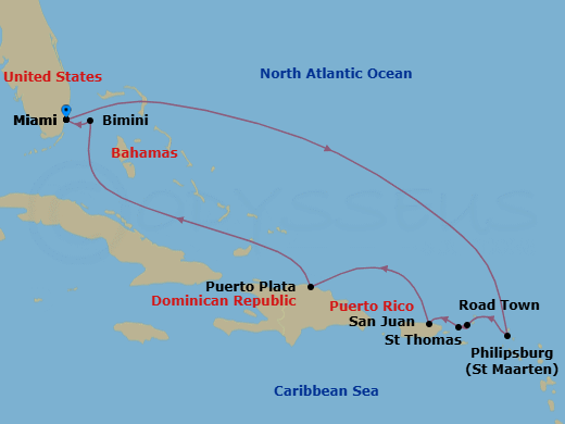 Cruise Map