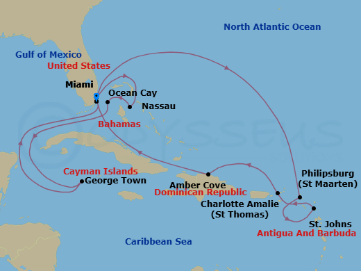 Cruise Map