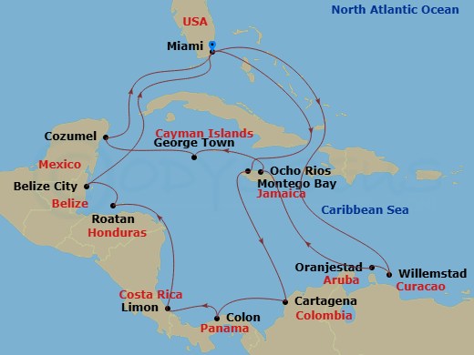Cruise Map