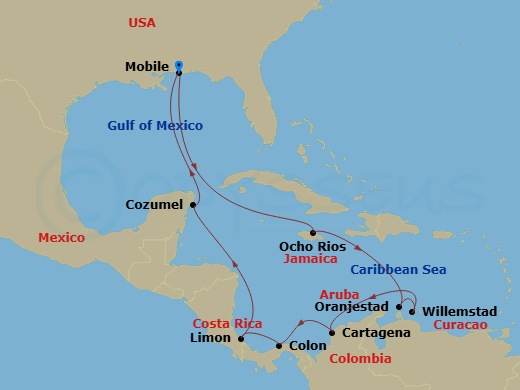Cruise Map