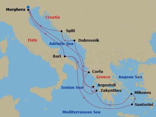 Cruise Map