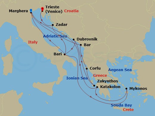 Cruise Map