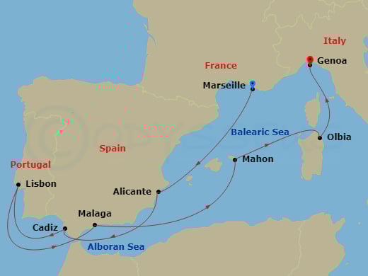 Cruise Map