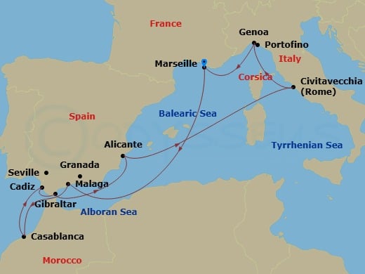 Cruise Map