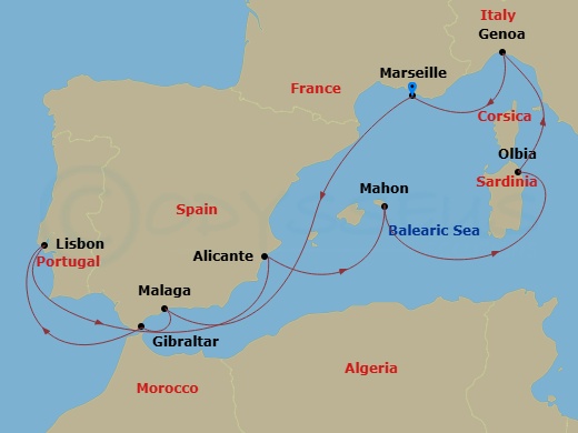 Cruise Map