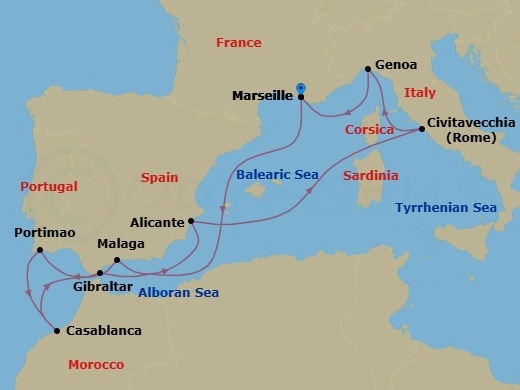 Cruise Map